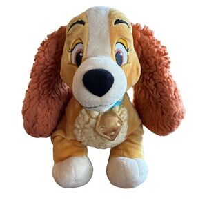 Disney Store Lady Plush 11” Medium Soft Toy Excellent Condition